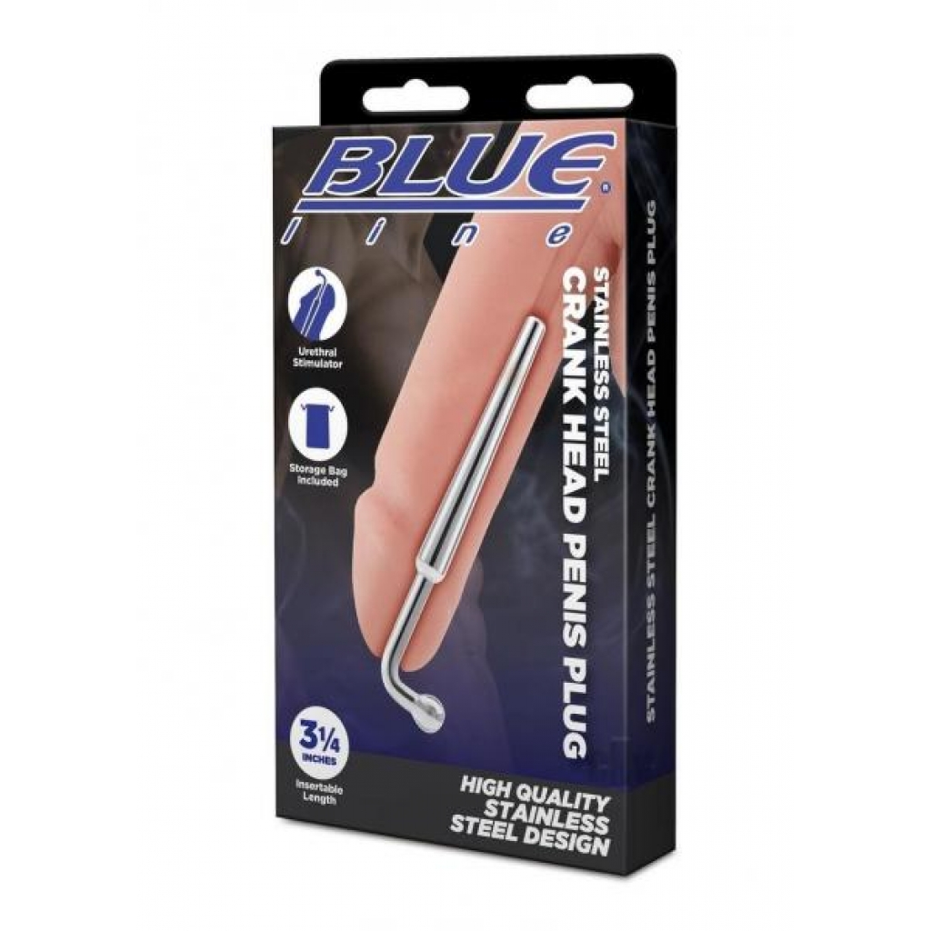 Blueline Steel Crank Head Penis Plug