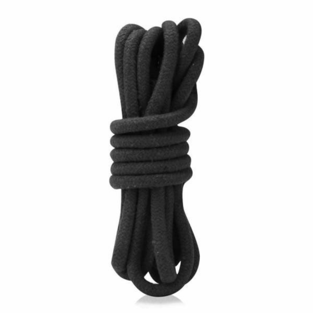 Lux Fetish Bondage Rope Black 10ft - Electric Eel Inc