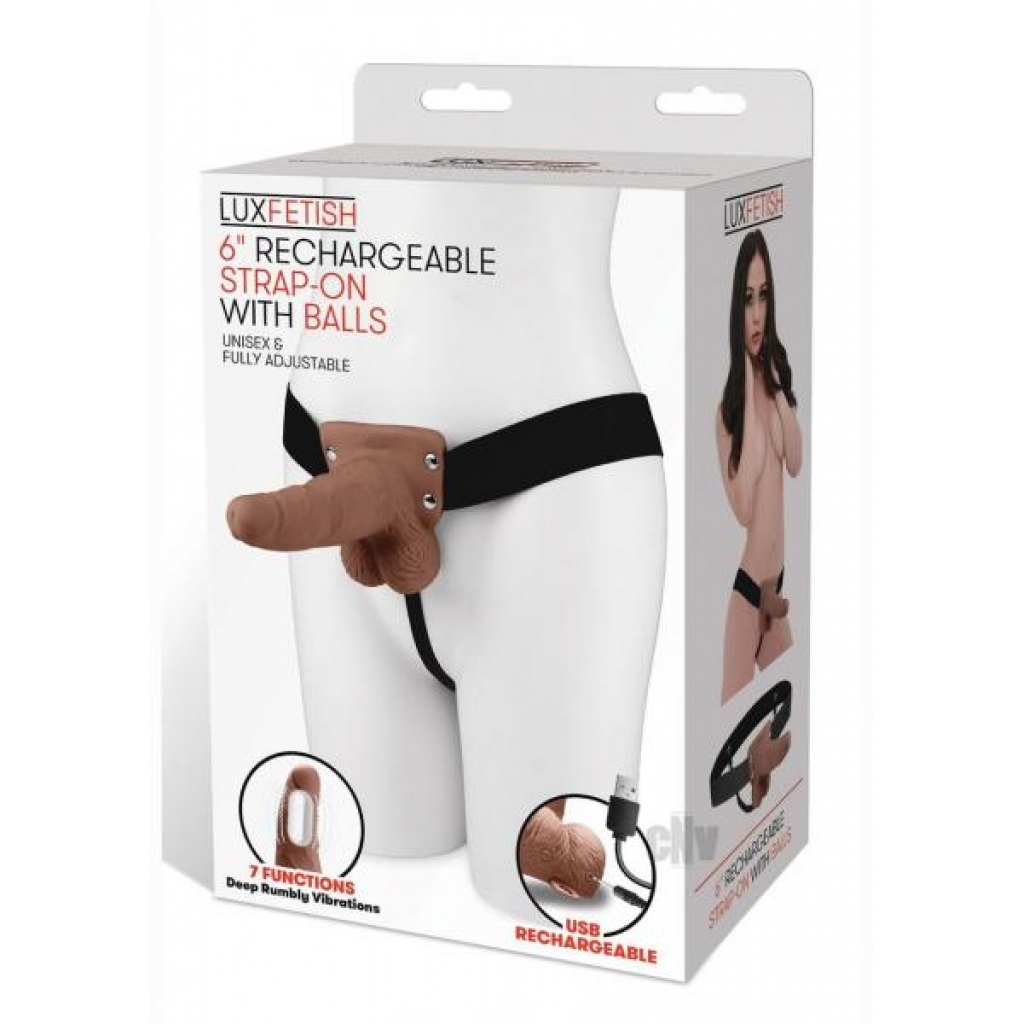 Lux F Recharge Strap On with Balls 6