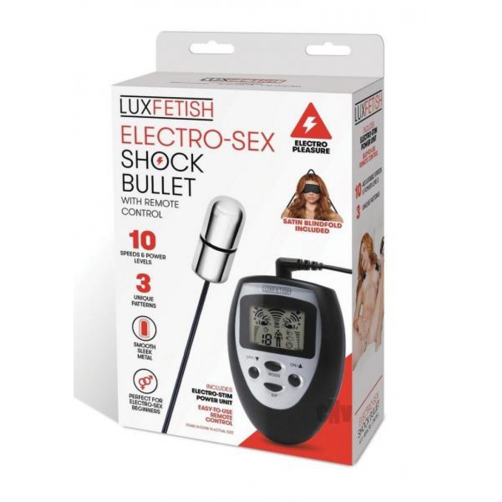 Lux F Electro Sex Shock Bullet Remote - Hustler