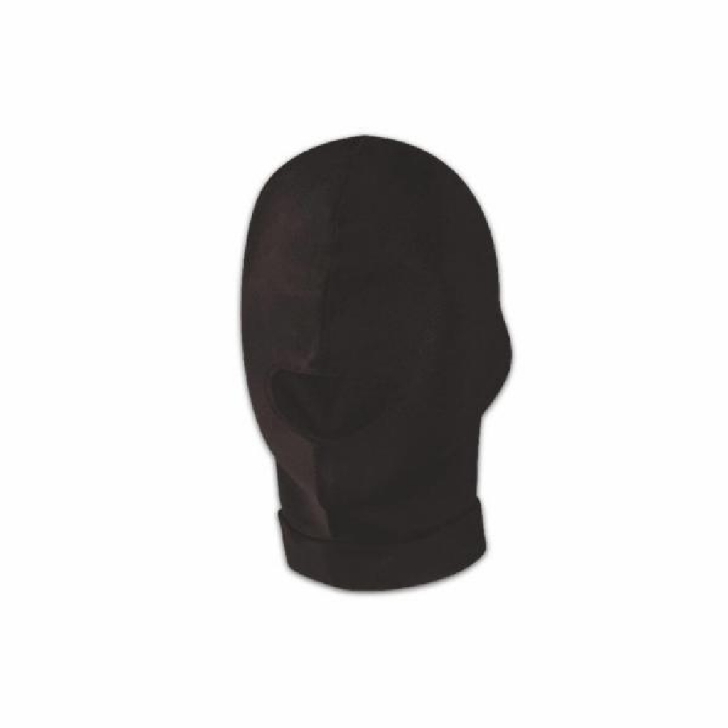 Lux Fetish Open Mouth Stretch Hood Black O/S - Hustler