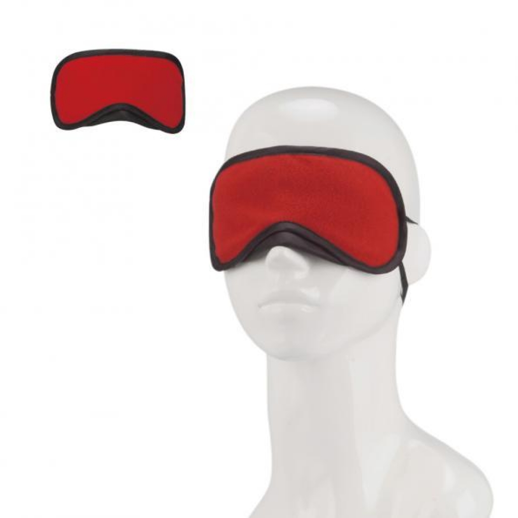 Lux Fetish Peek-A-Boo Love Mask Red O/S - Electric Eel Inc