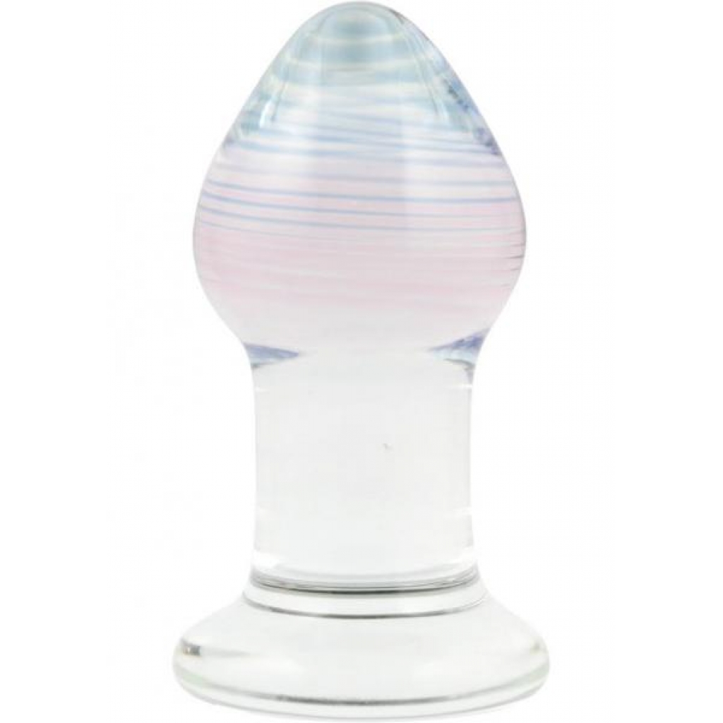 Glas Amythyst Rain Glass Butt Plug