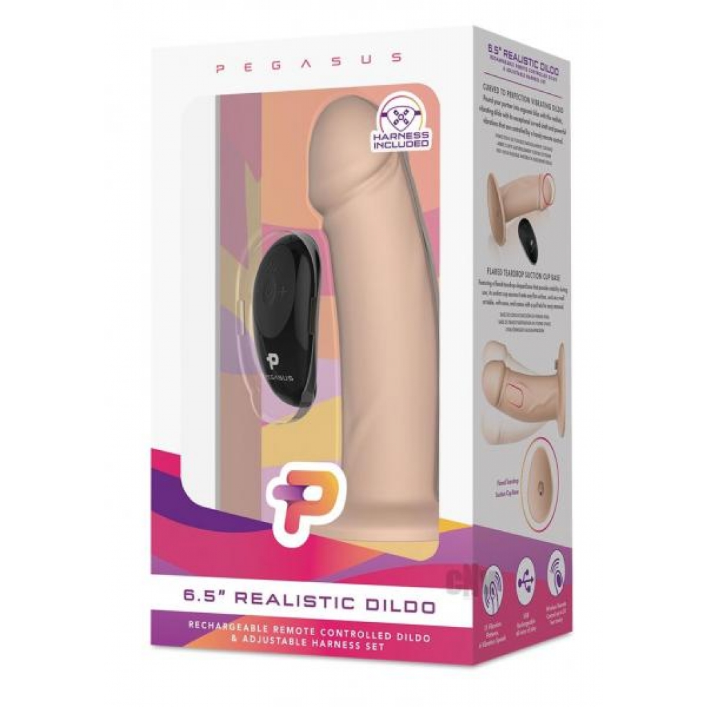 Pegasus Realistic Dildo 6.5 Vanilla - Hustler