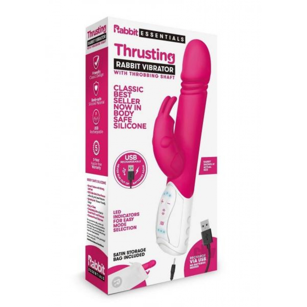 Re Recharge Thrust Rabbit Vibe - Hot Pink