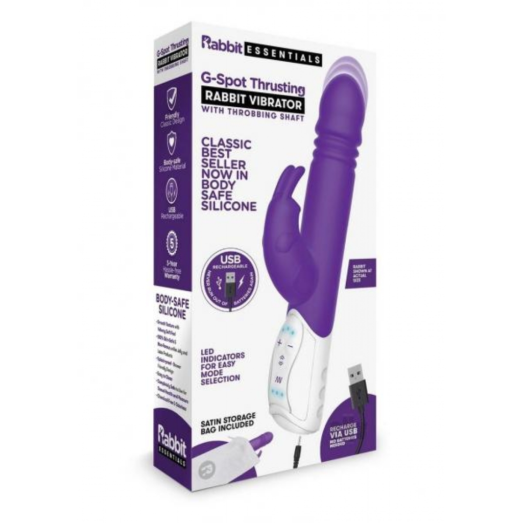 Re Recharge Gspot Thrust Rabbit Purple - Hustler