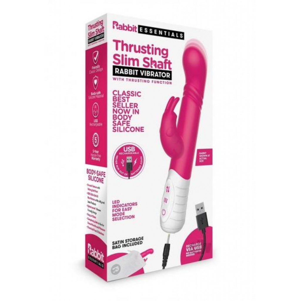 Re Recharge Slim Thrust Rabbit Vibe - Pink