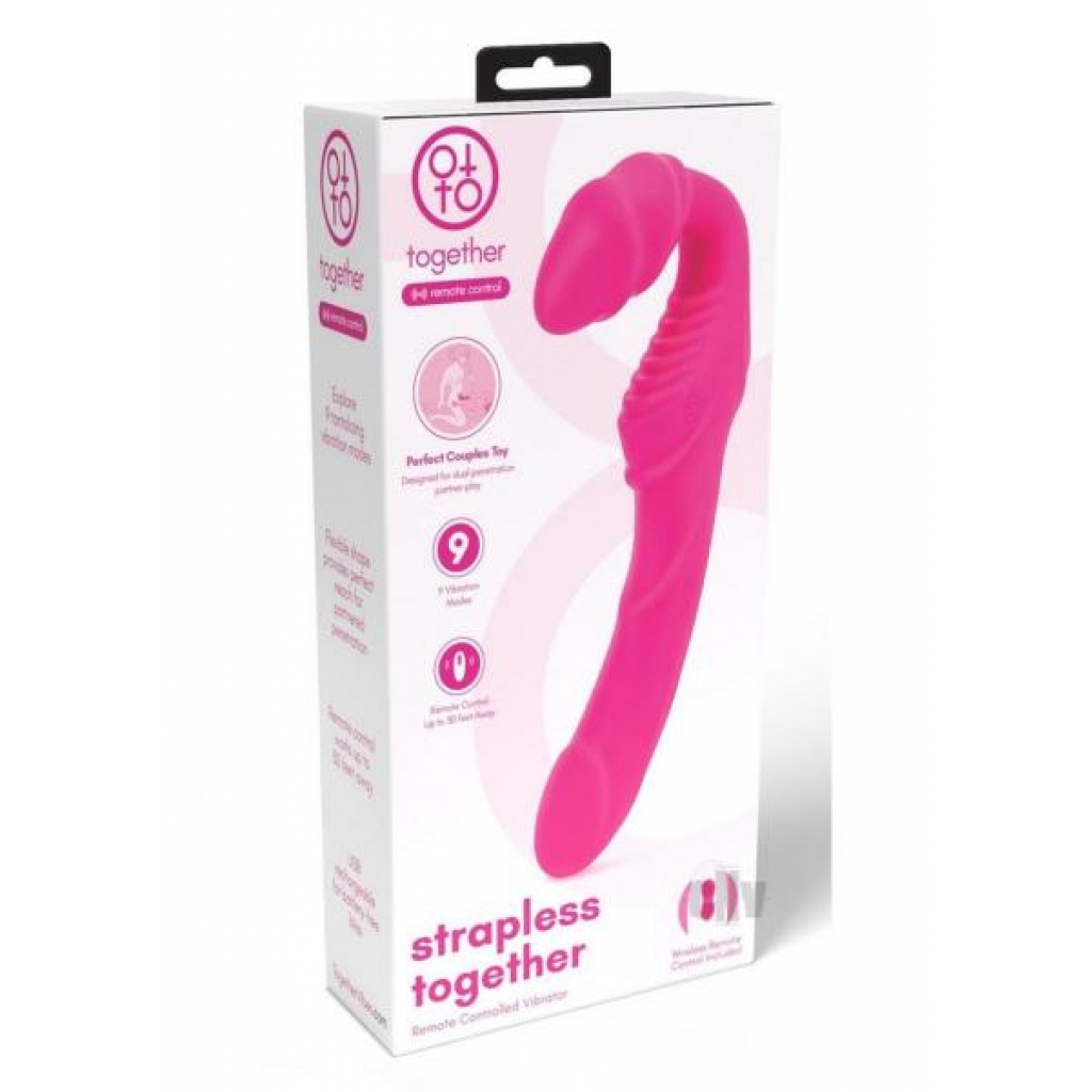 Tt Strapless Together Vibrator - Pink