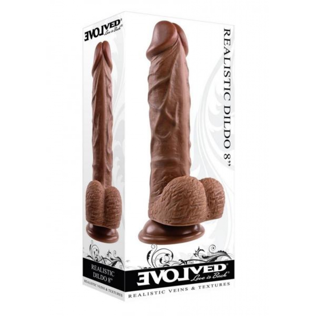 Realistic Dong 8 Dark - Evolved Novelties