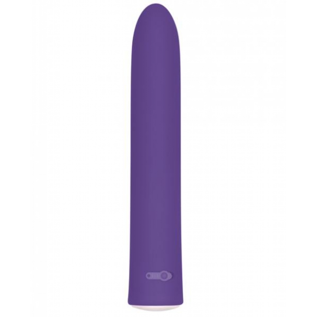 Evolved Rechargeable Slim Purple vibrator - 7 Function