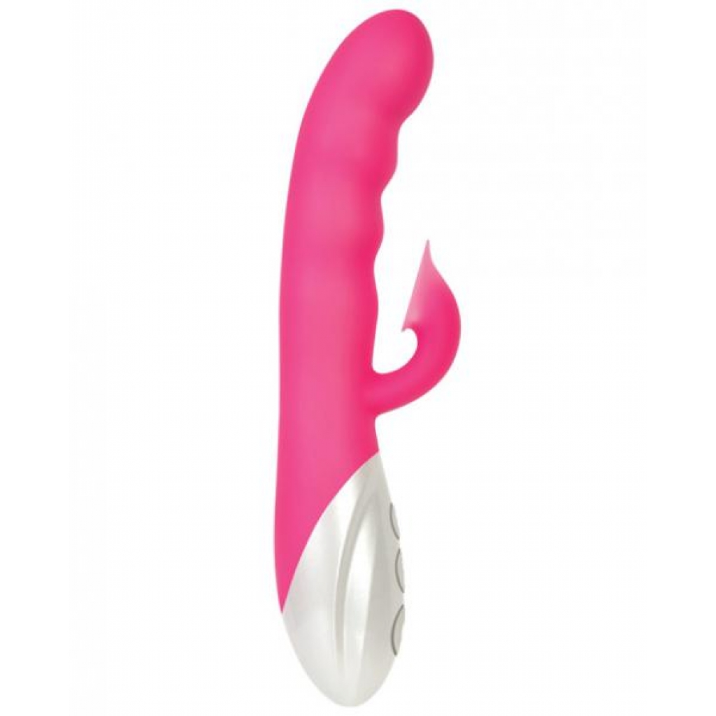 Instant O Rechargeable Vibrator in Pink - 8 Function Motor