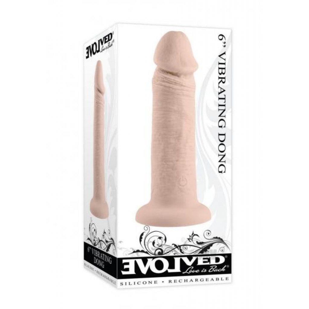 Vibrating Dong 6 Light - Evolved Novelties