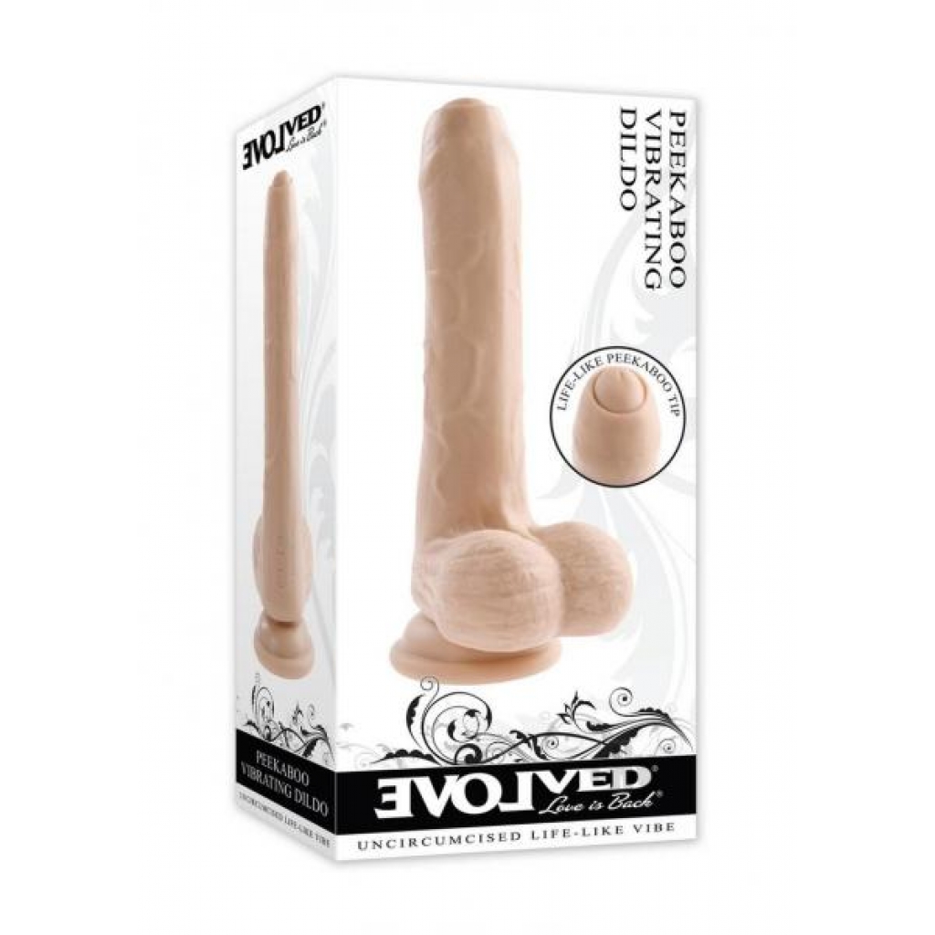 Peek A Boo Vibrating Dildo Light - Evolved Novelties