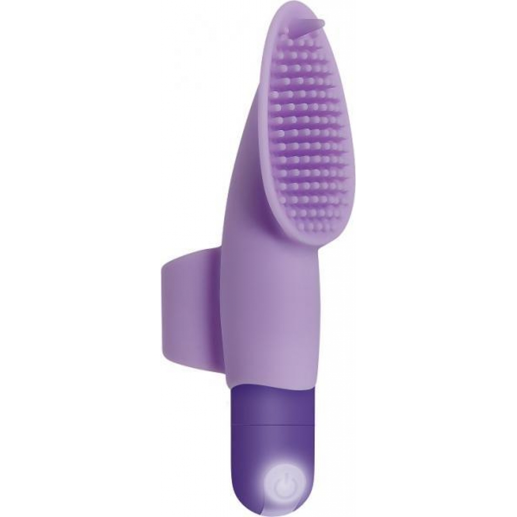 Fingerific with Powerful Bullet Vibrator Purple - Evolved Novelties