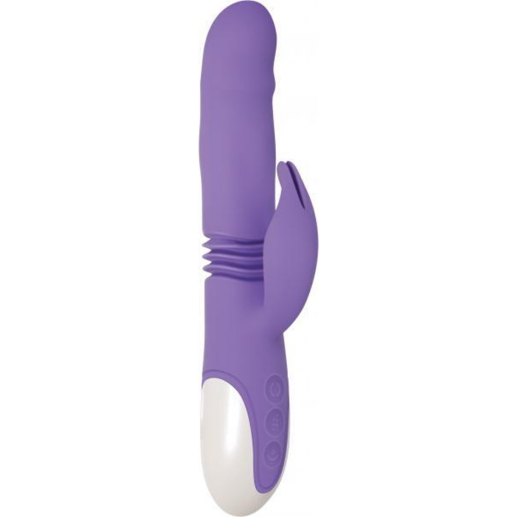 Thick & Thrust Bunny Purple Dual Vibrator