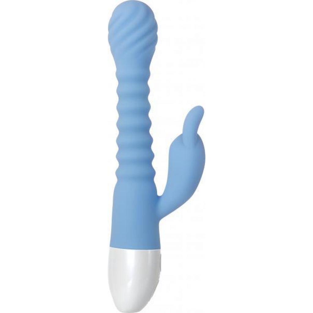 Bendy Bunny Blue Flexible Rabbit Vibrator - Adaptable Sensation