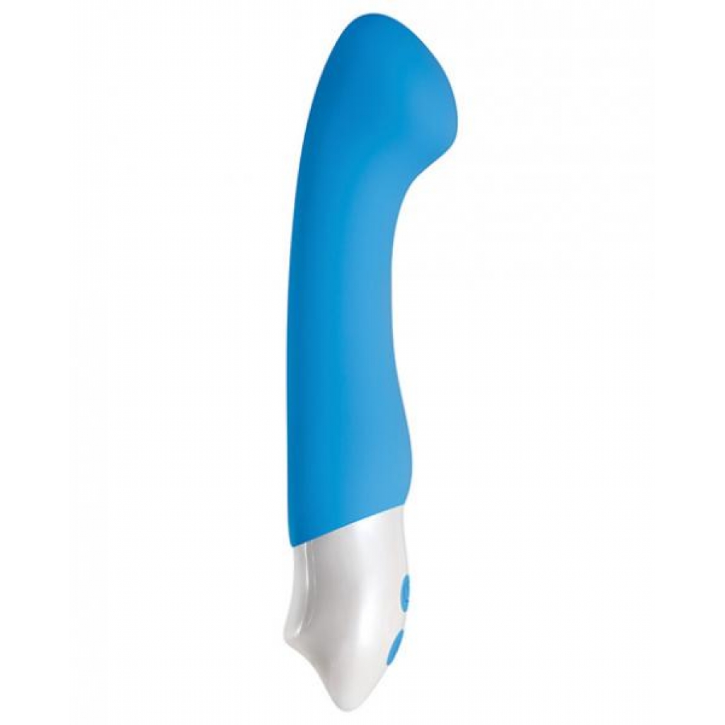 Tempest G Silicone Rechargeable G-Spot Vibrator Blue - Evolved Novelties