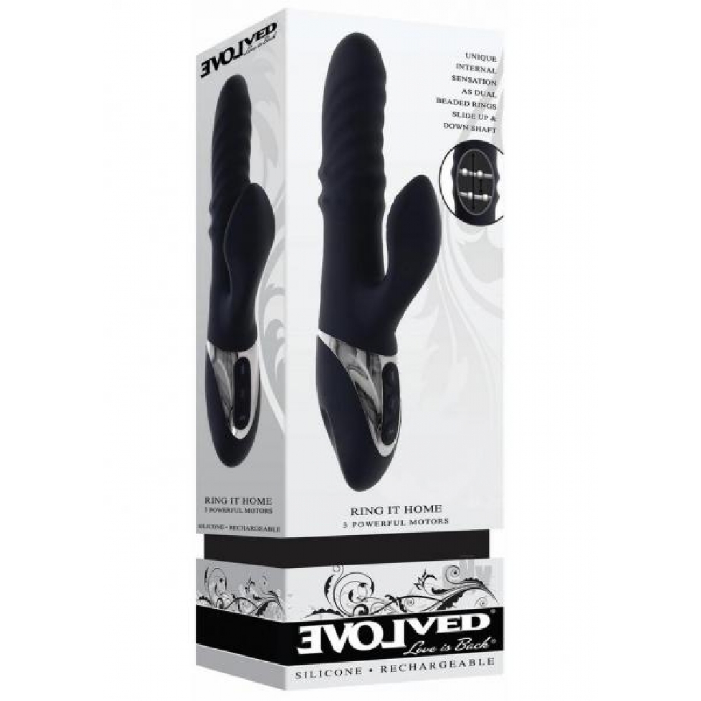 Ring It Home Black - Dual Vibrator