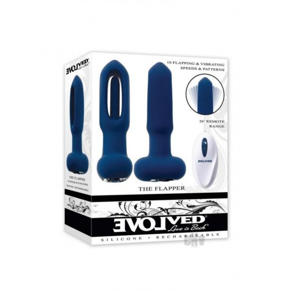 Flapper Blue Dual-Function Pleasure Toy