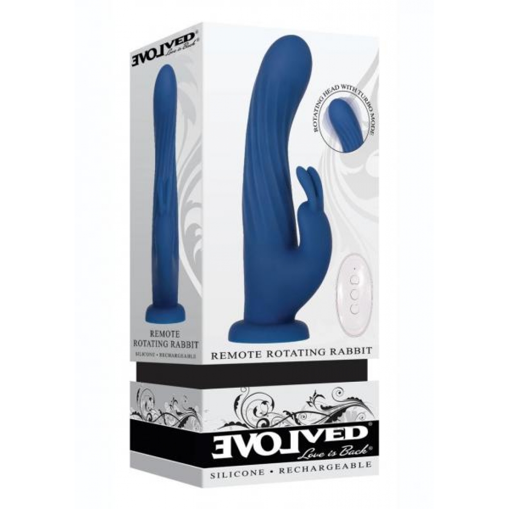 Remote Rotating Rabbit Blue - Evolved Novelties