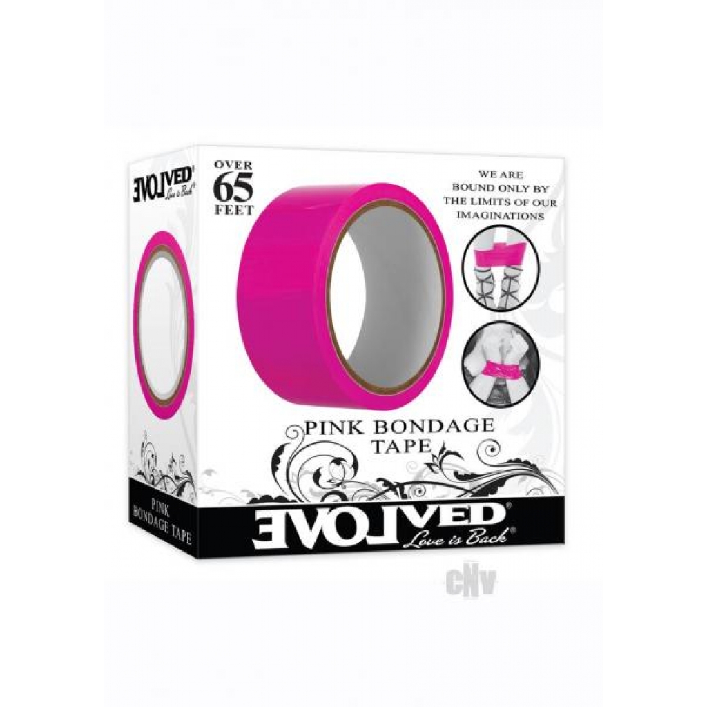 Bondage Tape 65` Pink - Evolved Novelties