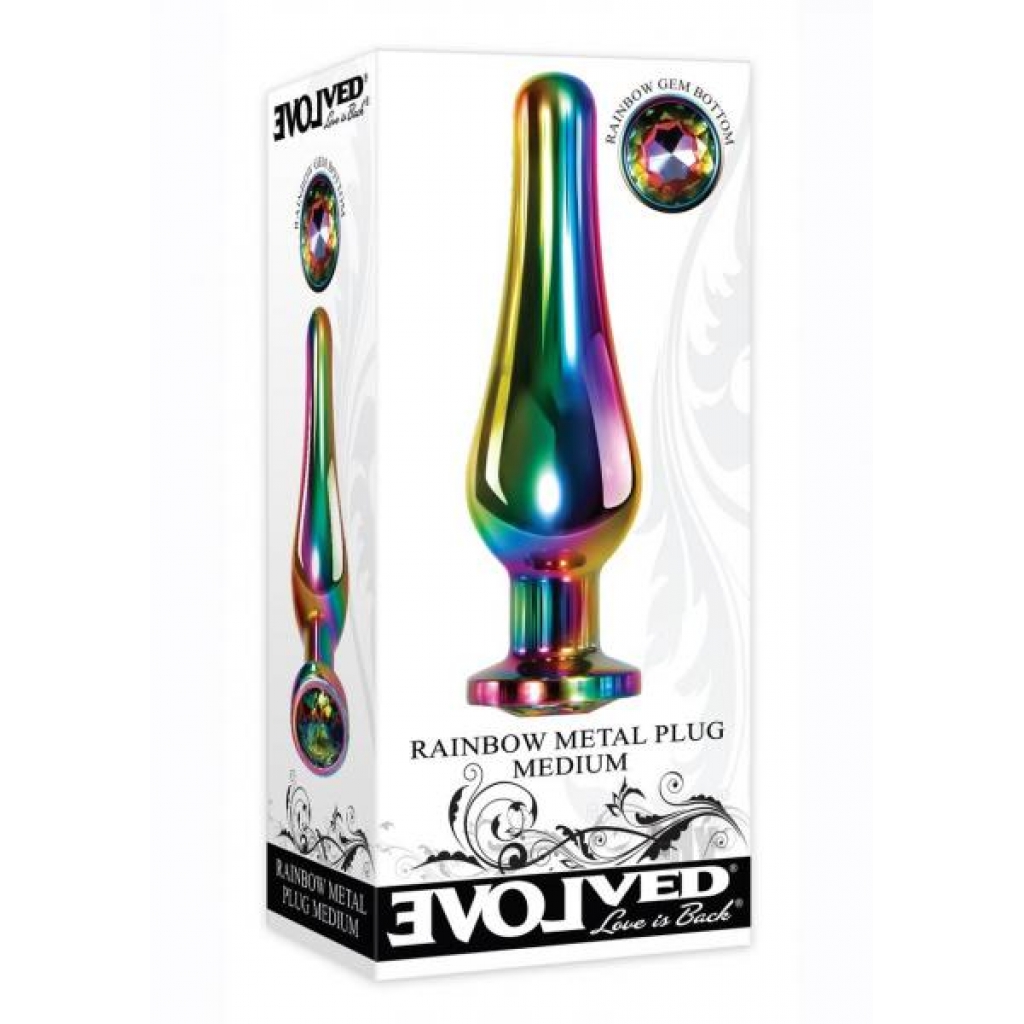 Rainbow Metal Plug - Medium Delight