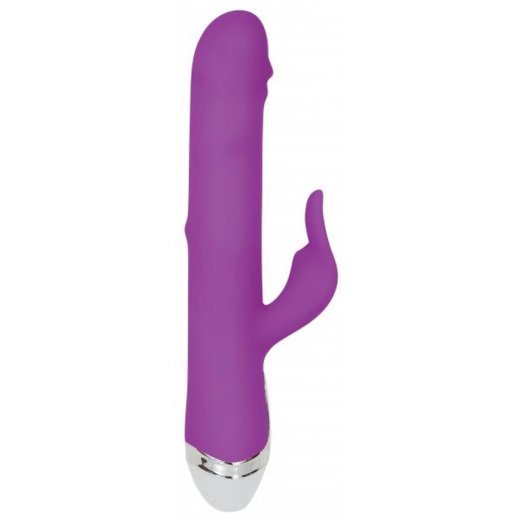 Dancing Pearl Rabbit Vibrator Purple - Evolved Novelties