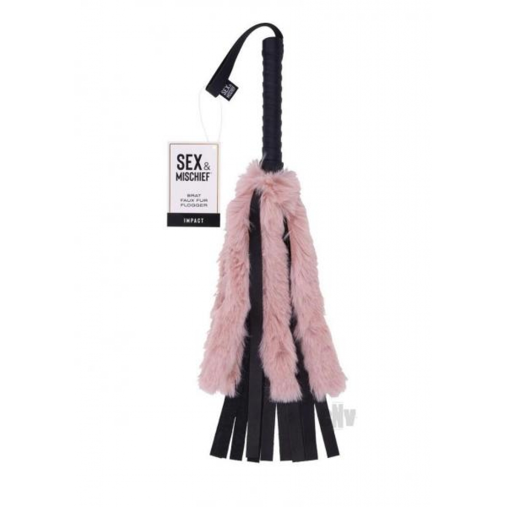 Sandm Brat Faux Fur Flogger - Sportsheets International,inc.