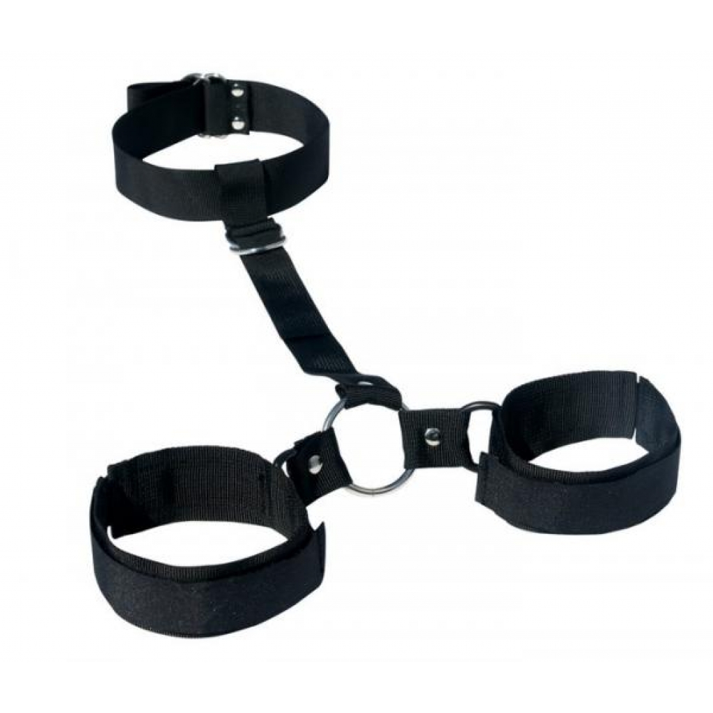 Sex and Mischief Shadow Neck & Wrist Restraint - Sportsheets 