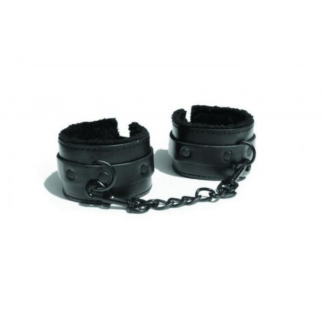 Vegan Leather & Fur Lined Handcuffs