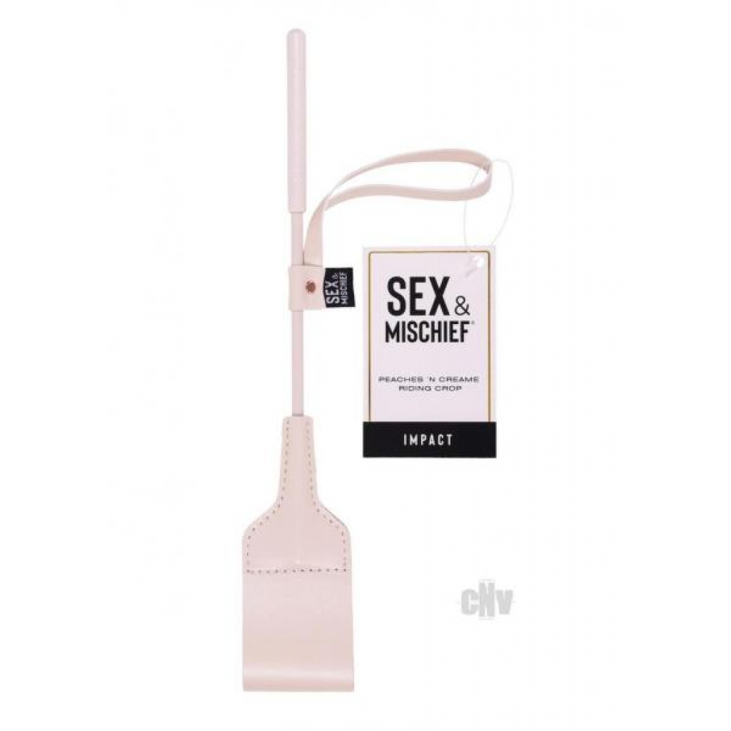 Sandm Peaches N Cream Riding Crop - Sweet Pleasure Tool