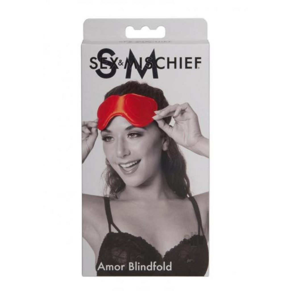 S&M Amore Blindfold - Red