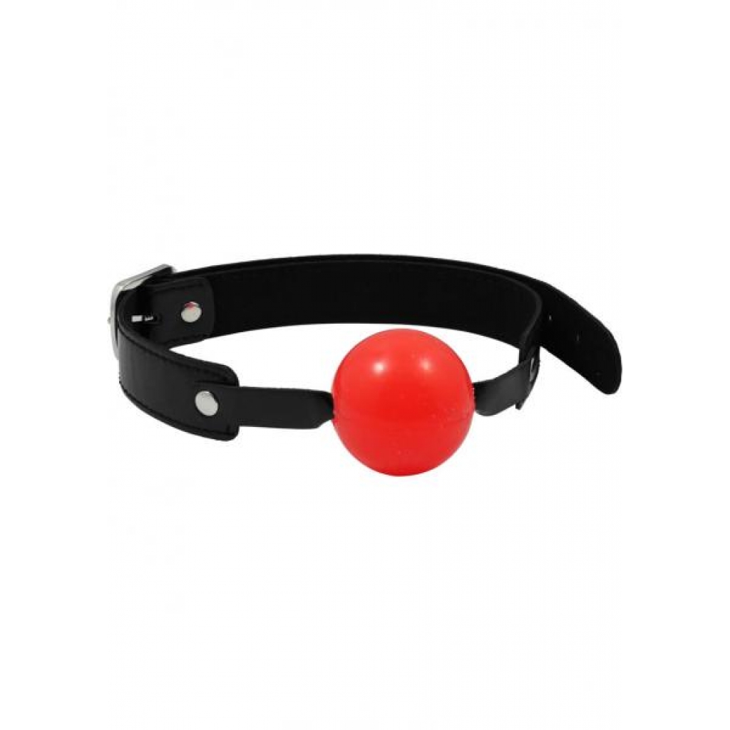 Solid Red Ball Gag - O/S