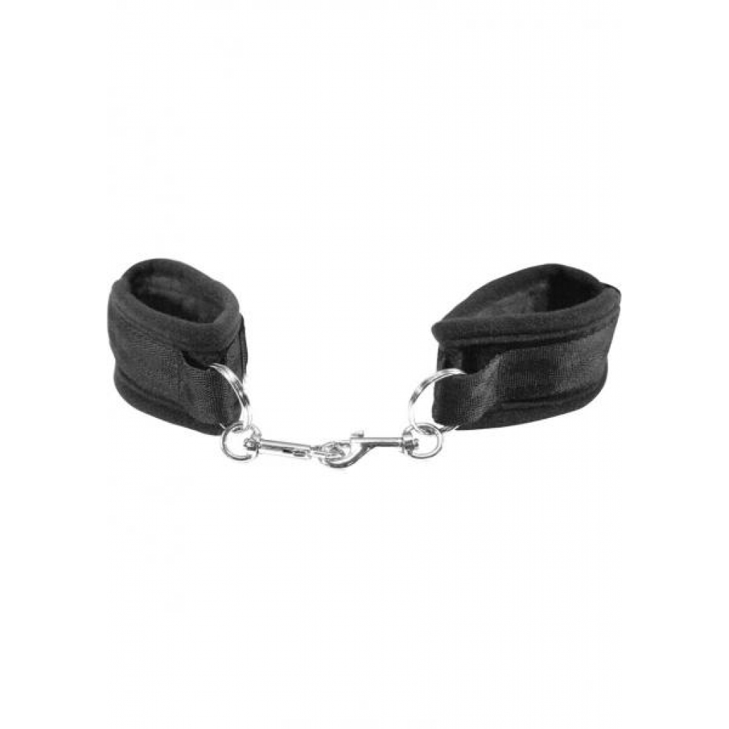 Sex And Mischief Beginners Handcuffs Black - Sportsheets