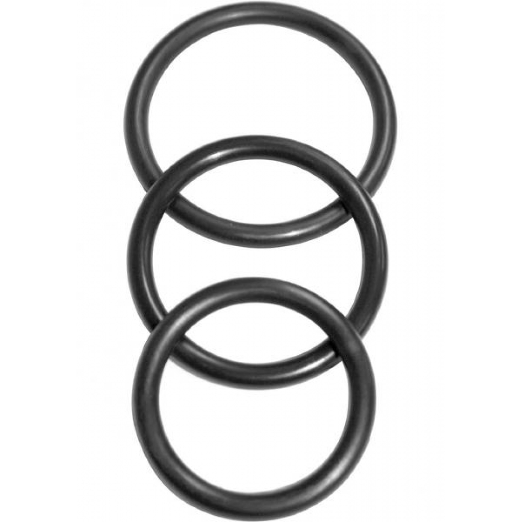 Colorful Nitrile Cockring 3-Pack