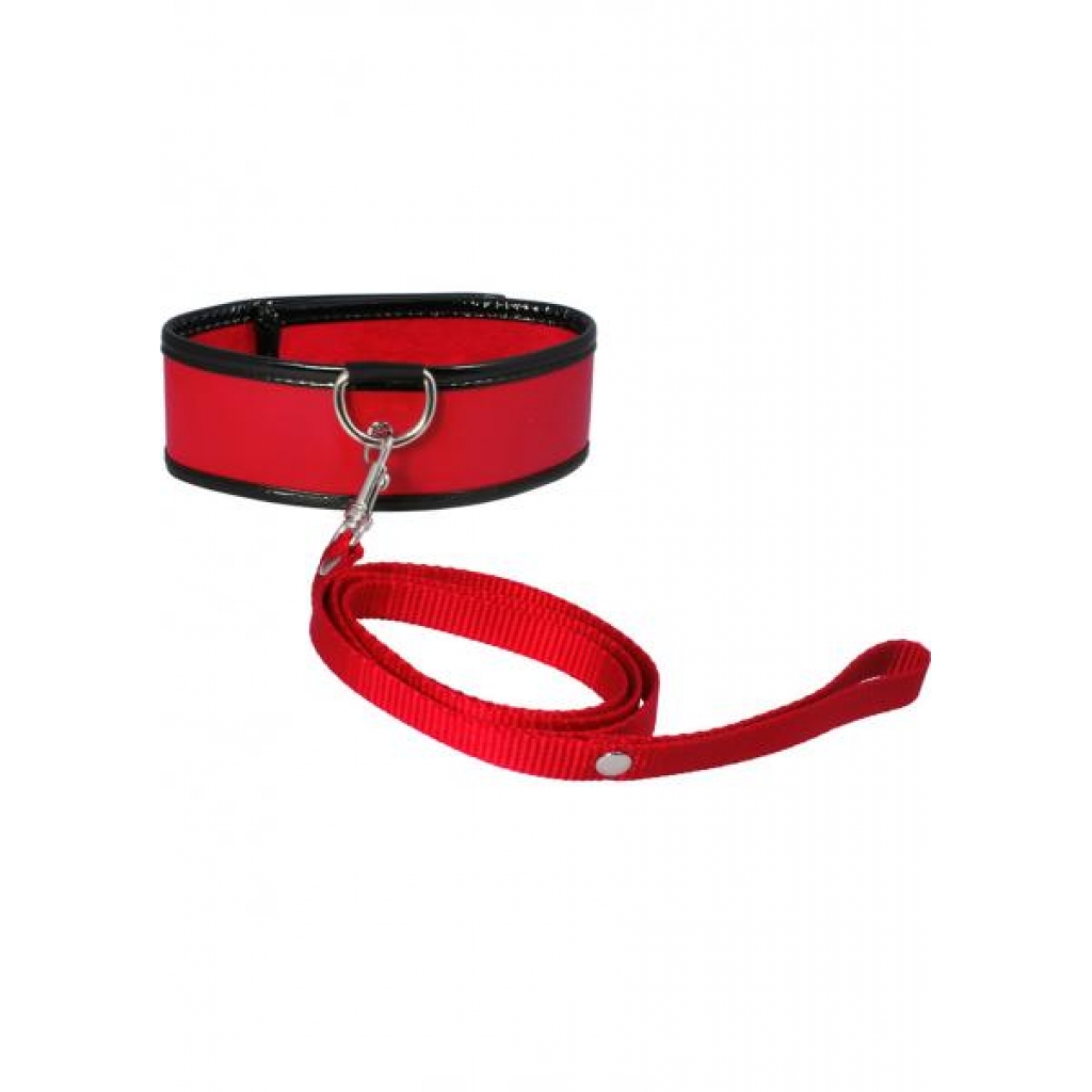 Sex & Mischief Red Leash and Collar  - Sportsheets