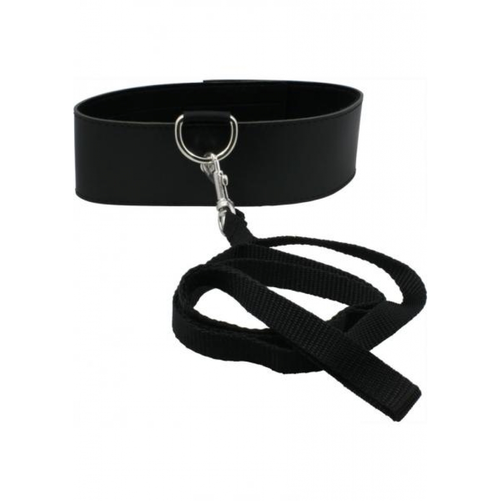 Sex And Mischief Leash & Collar Black - Sportsheets