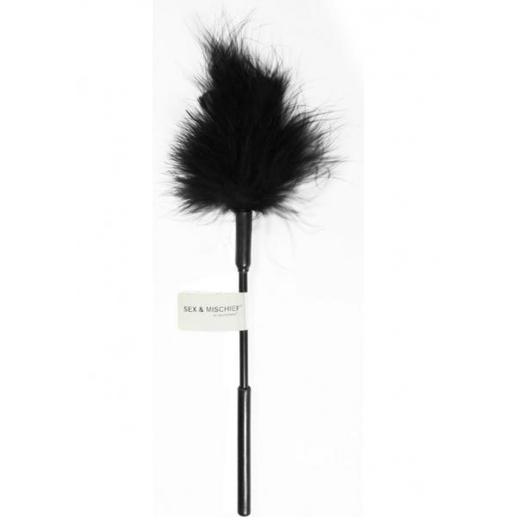 Sex & Mischief Feather Tickler Black - Sportsheets