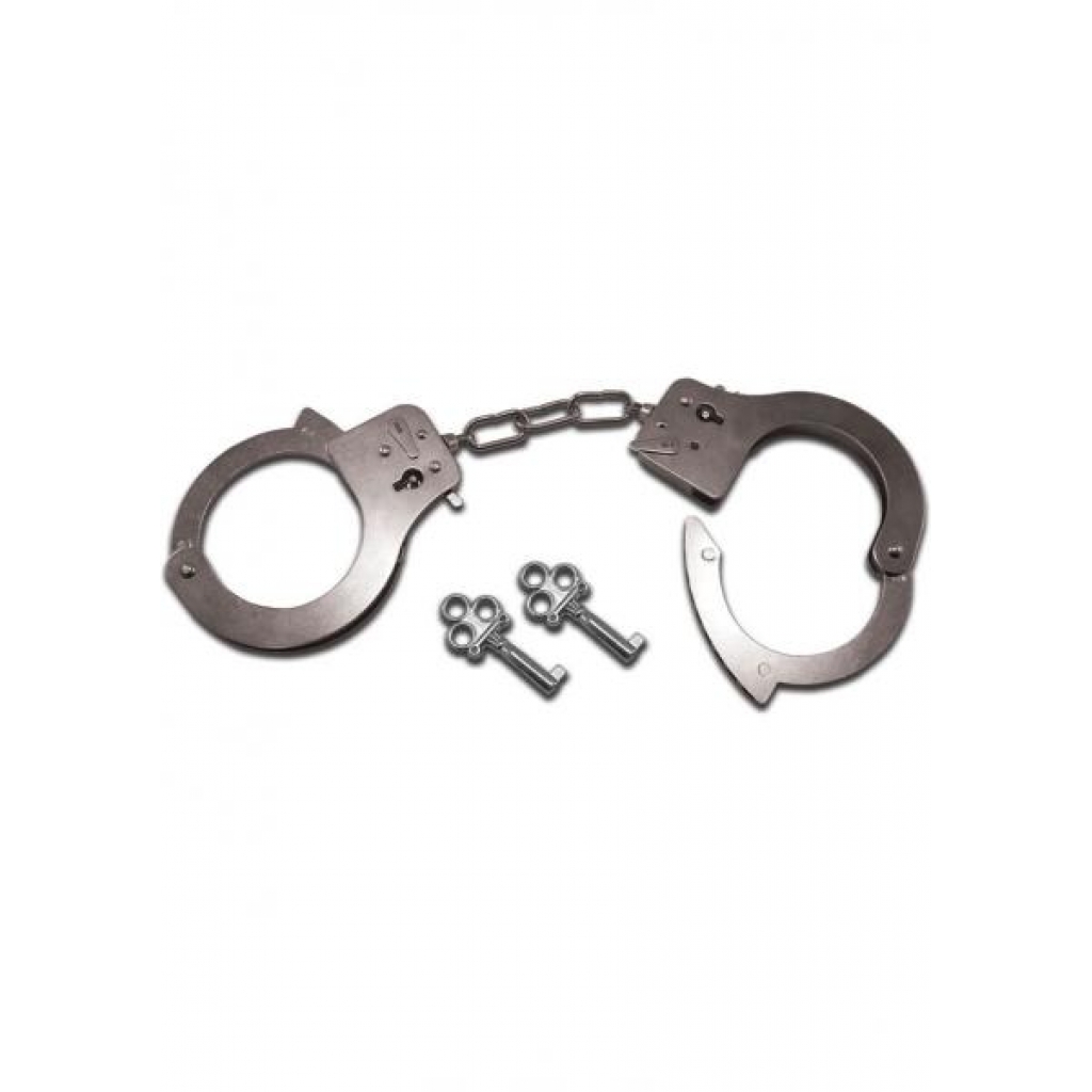 Sleek Sex And Mischief Metal Handcuffs