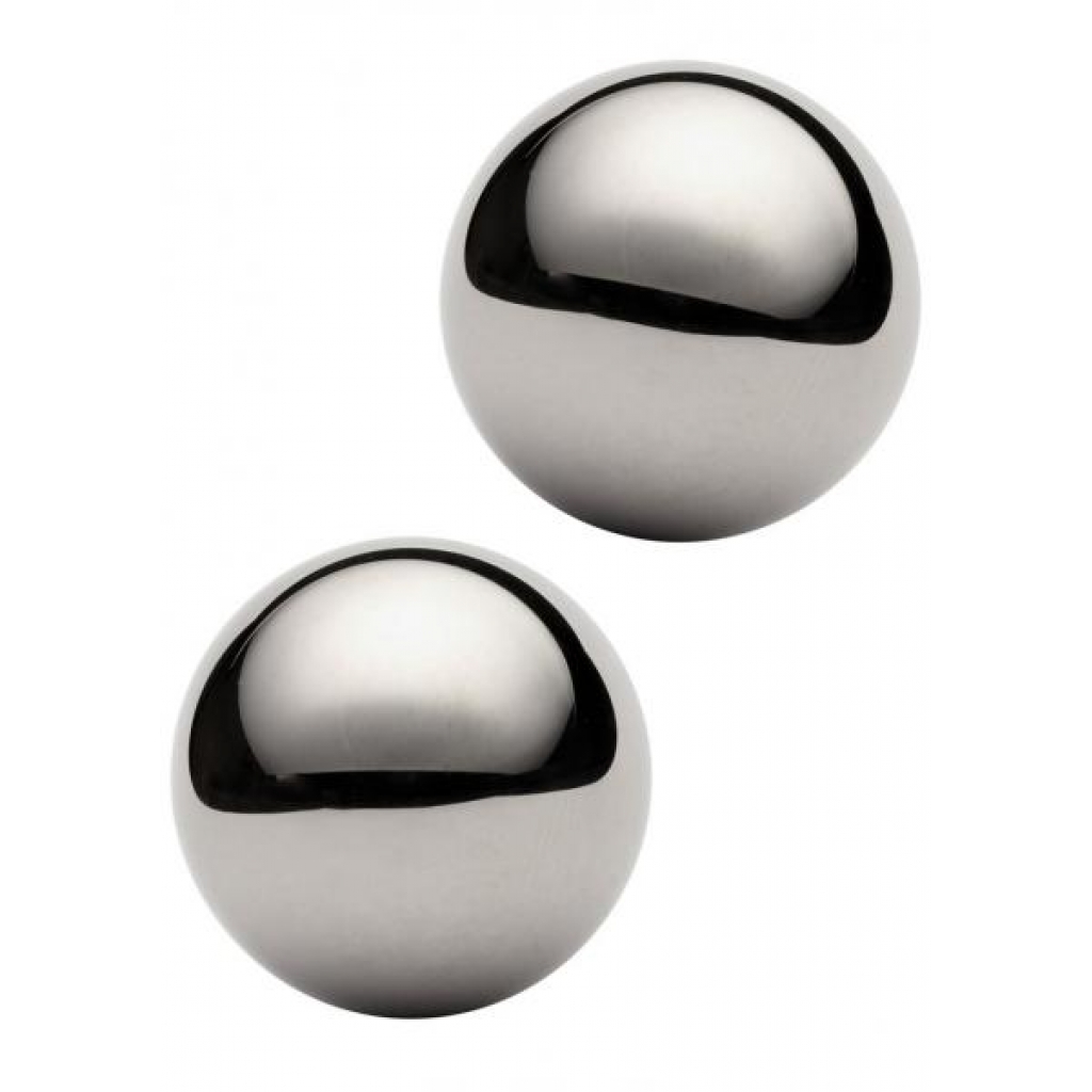 Sex And Mischief Steele Balls Stainless Steel 1 Inch Diameter - Sportsheets