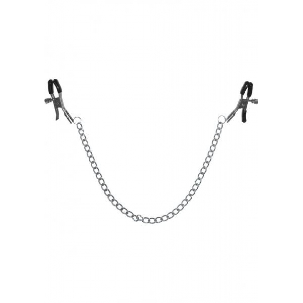 Sex And Mischief Chained Nipple Clamps - Sportsheets