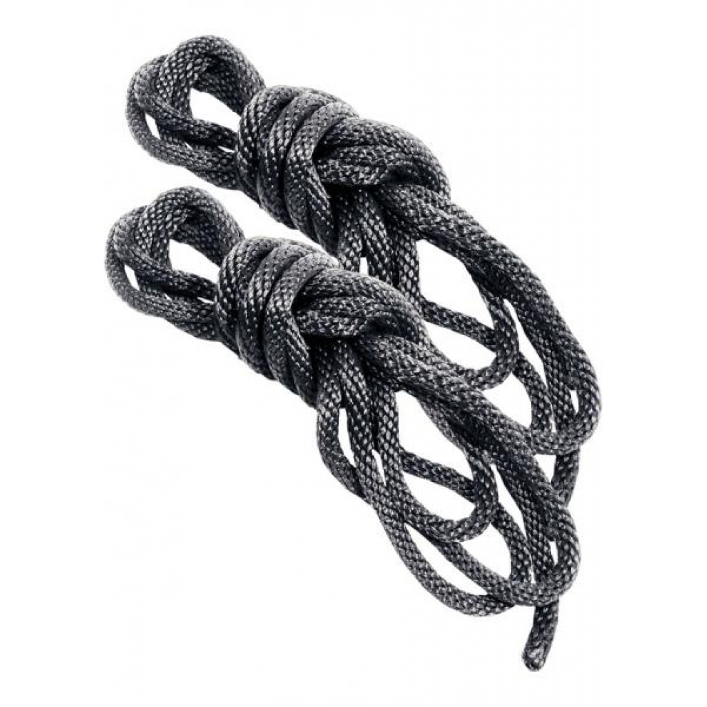 Silky Rope Kit in Black - Perfect for Bondage Enthusiasts