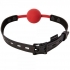 Sportsheets Saffron Ball Gag Black Red - Sportsheets