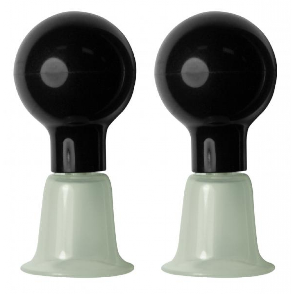 Nipple Suckers Nipple Clips Pair Black - Sportsheets