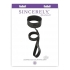 Sincerely Locking Lace Collar & Leash Black - Sportsheets