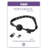 Sincerely Locking Lace Ball Gag Black O/S - Sportsheets