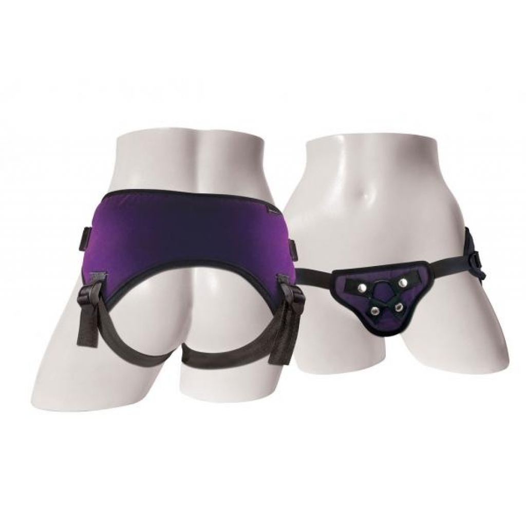 Lush Strap On Harness Purple O/S - Sportsheets