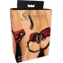 Adjustable Red Lace Corset Strap-On