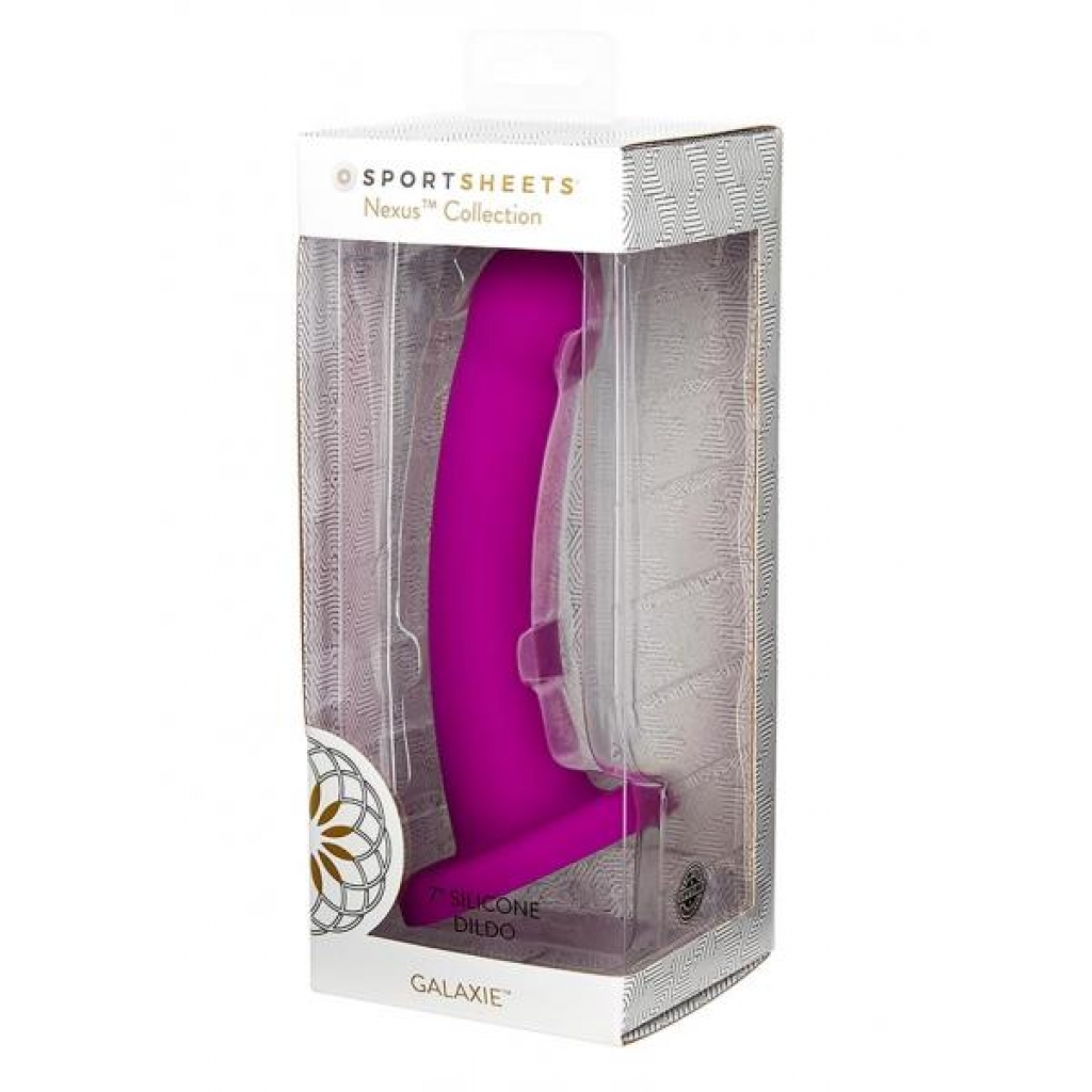 Nexus Coll Galaxie Purple 7 Inch Silicone Dildo with Suction Cup