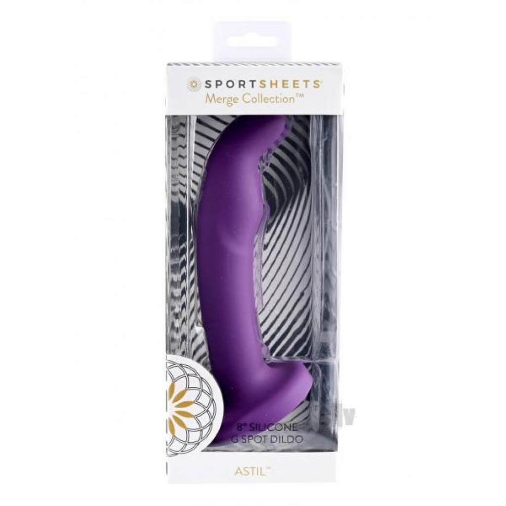 Astil 8-Inch Suction Cup Dildo for G-Spot Stimulation